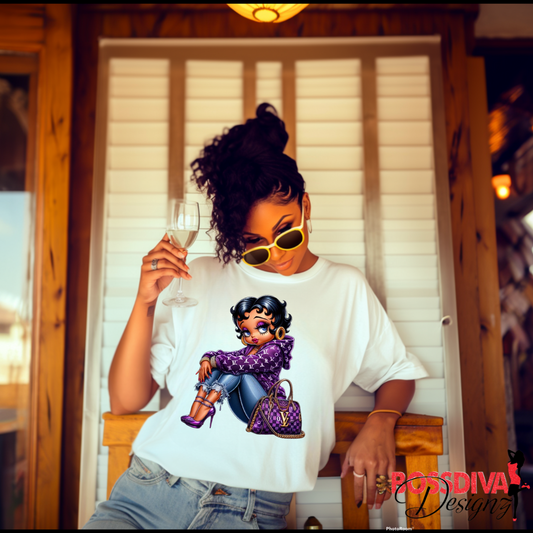 Purple Bougie Betty Tee