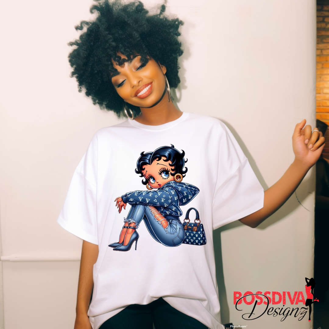 Blue Bougie Betty Tee