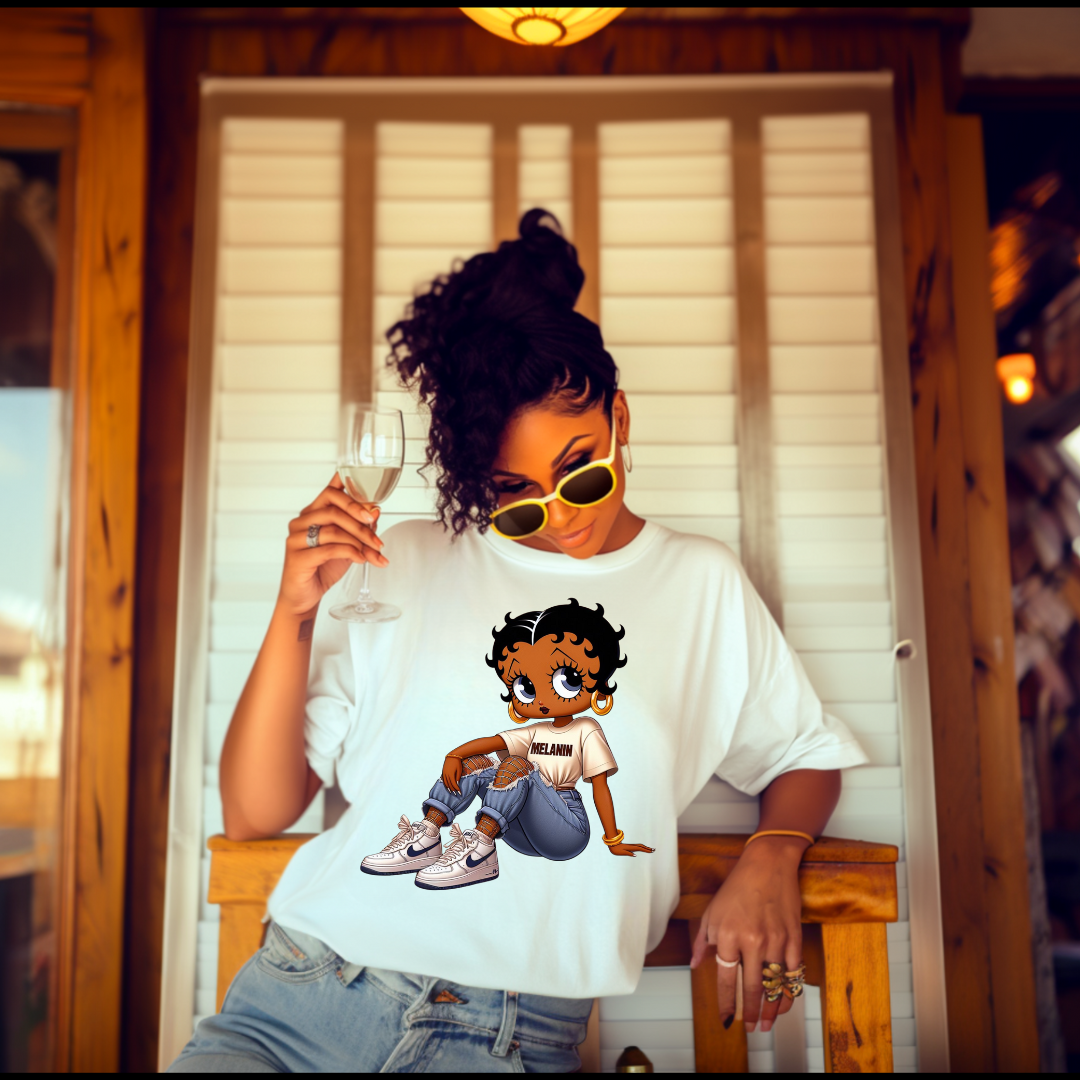 Melanin Betty Tee