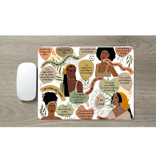 Black Women Affirmation Mousepad