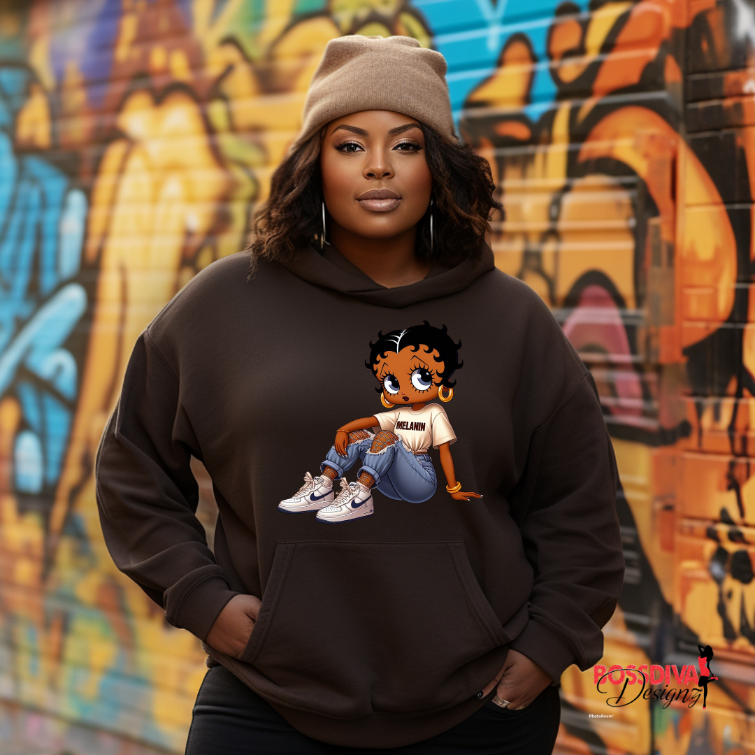 Melanin Betty Hoodie