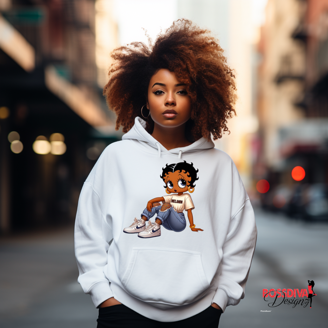 Melanin Betty Hoodie