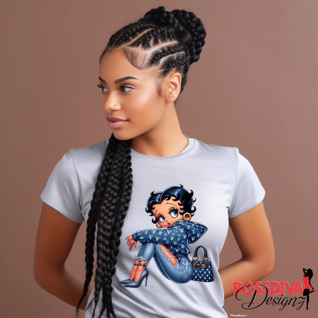 Blue Bougie Betty Tee