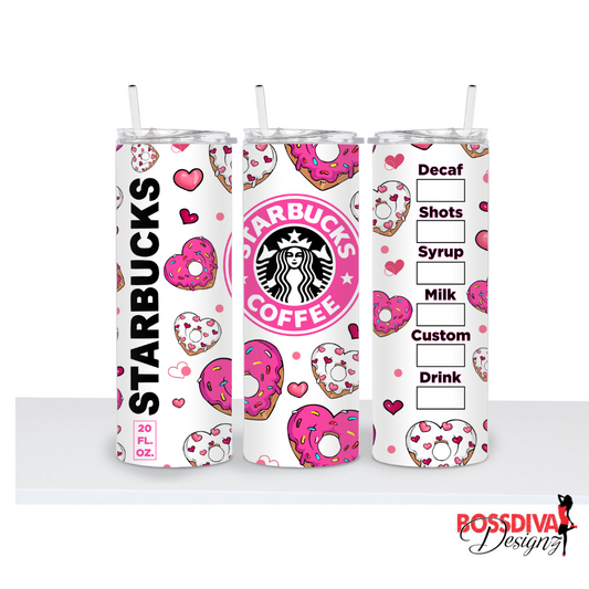 Pink Donut Tumbler