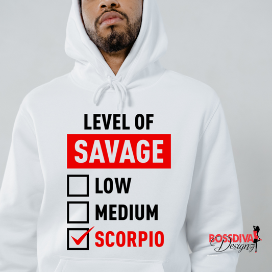 Zodiac Savage Hoodie (Black)