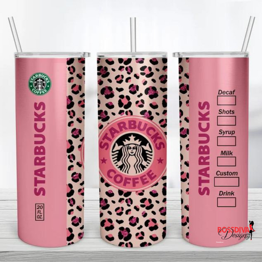 Pink Cheetah Tumbler