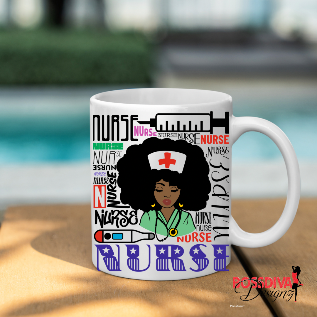 Black Nurse Mug